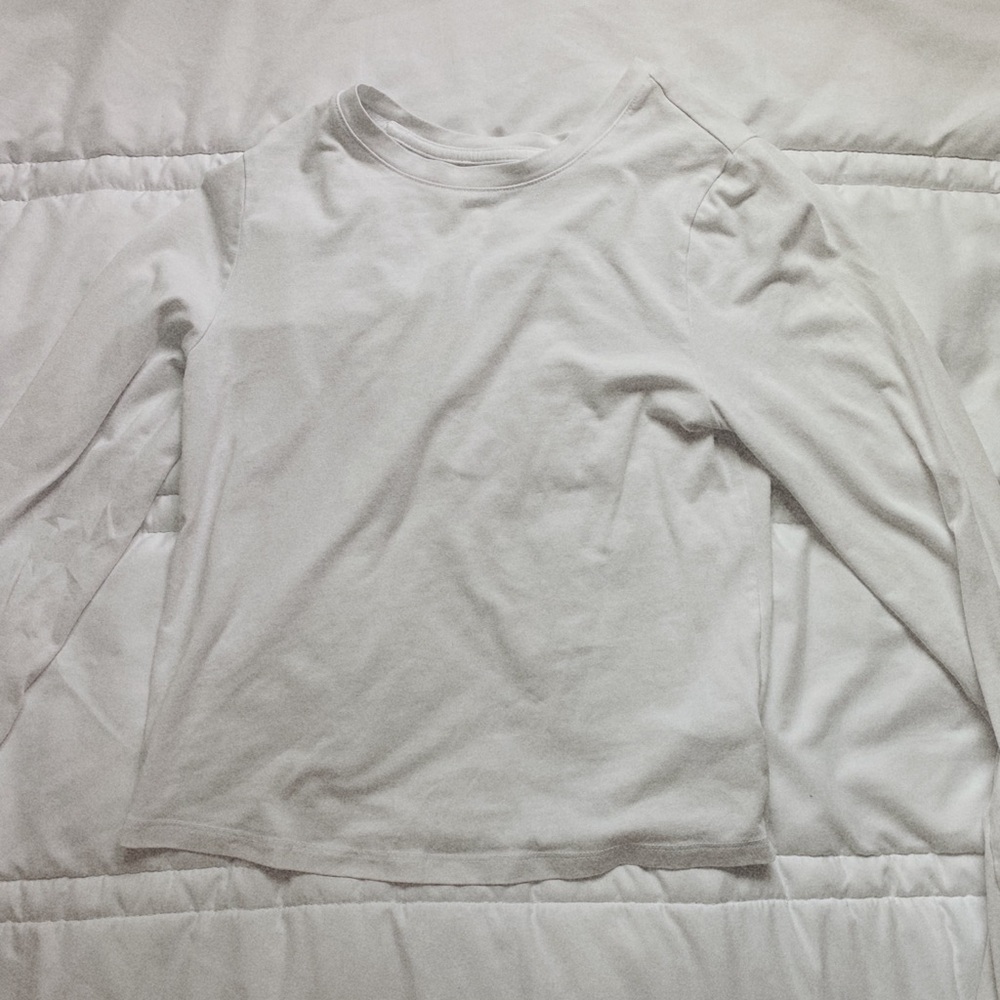 classic white long sleeve